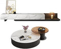 Design Coffee Table Round Stainless Steel Set Villa Decor Living Room Home Furniture(D) : Home &amp; Kitchen
