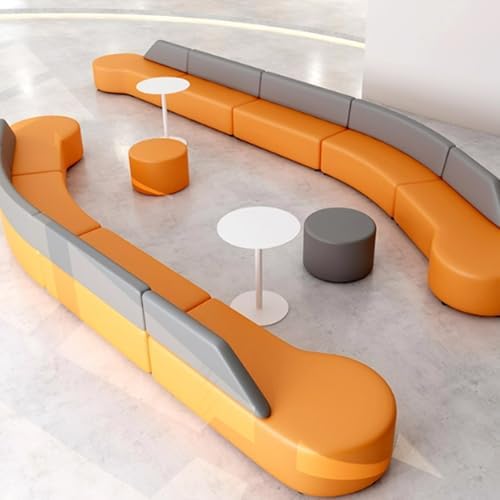 TBJEN Unusual Modern Leisure Sofa,Classic Reading Sofas,Round Corner Design,Commercial Seating,Upholstered Furniture,for Home, Daycare, Preschool, Library,Hotel,Office,Com A9 : Home &amp; Kitchen