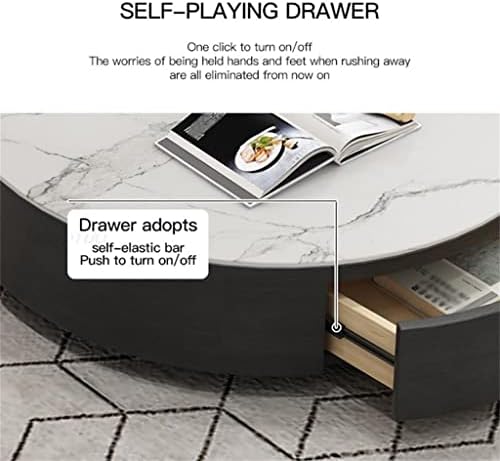 Design Coffee Table Round Stainless Steel Set Villa Decor Living Room Home Furniture(D) : Home &amp; Kitchen