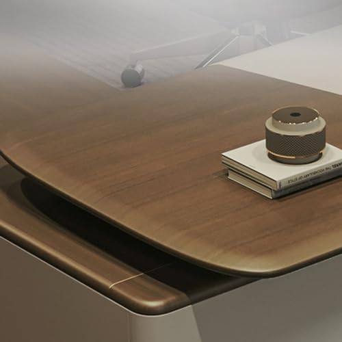 DLCQIJI Rectangular L Shaped Desk Luxury Office Desk Writing Study Desk Computer Desk Extra Large Workstation Business Furniture Set, 2.8m : Home &amp; Kitchen