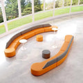 TBJEN Unusual Modern Leisure Sofa,Classic Reading Sofas,Round Corner Design,Commercial Seating,Upholstered Furniture,for Home, Daycare, Preschool, Library,Hotel,Office,Com A9 : Home &amp; Kitchen