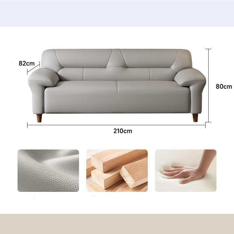 AFPSDLFJDLS Nordic Leather Living Room Suitable for Home Office Furniture Sofa : Home &amp; Kitchen