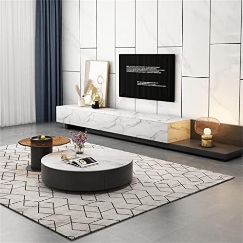 Design Coffee Table Round Stainless Steel Set Villa Decor Living Room Home Furniture(D) : Home &amp; Kitchen